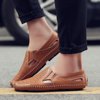 Felix™ | Mocasines de piel perforada sin cordones