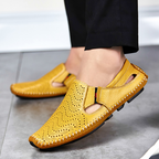 Felix™ | Mocasines de piel perforada sin cordones