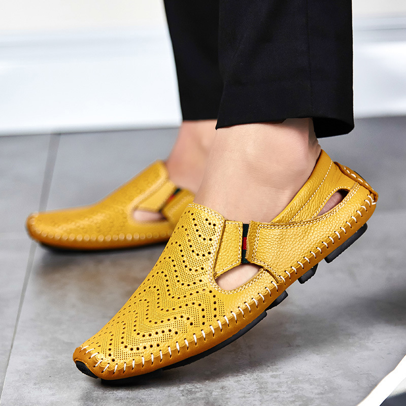 Felix™ | Mocasines de piel perforada sin cordones