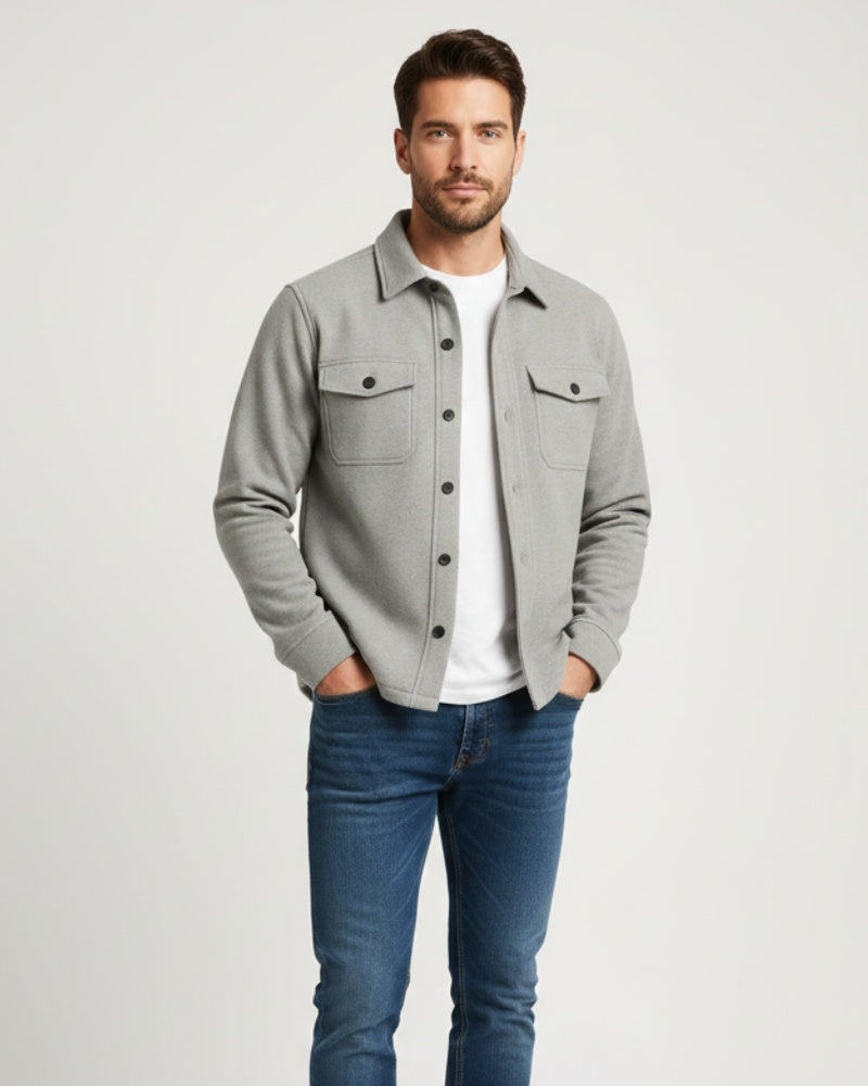 Richard™ | Sobrecamisa de algodón con bolsillos en el pecho