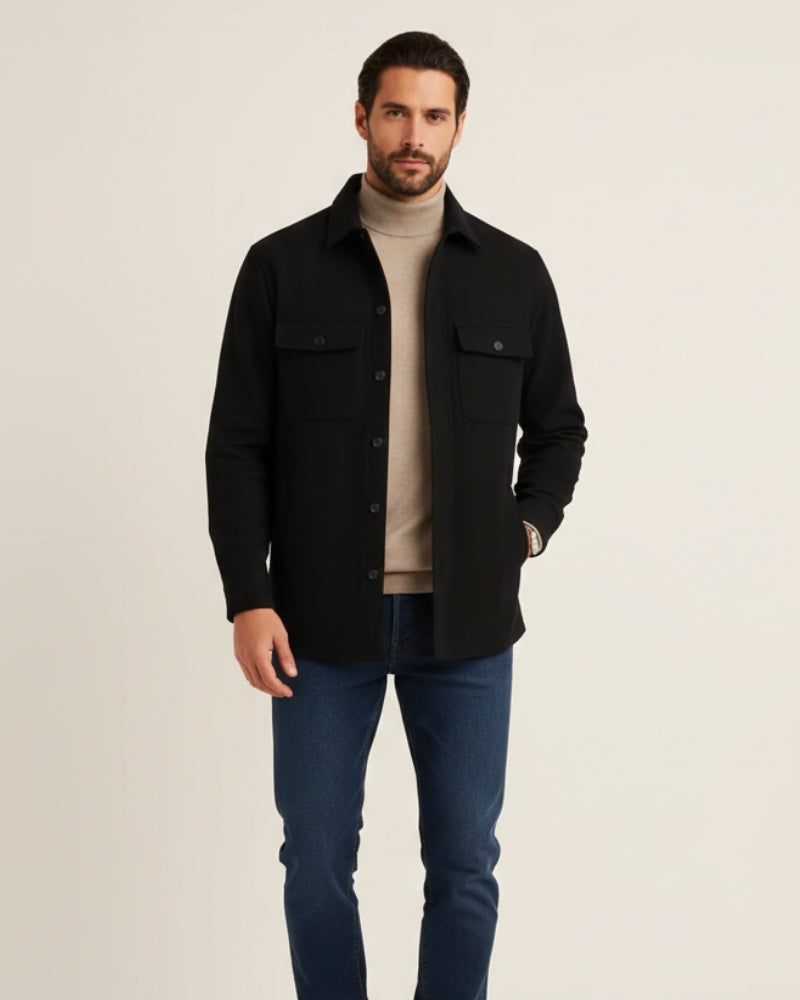 Richard™ | Sobrecamisa de algodón con bolsillos en el pecho