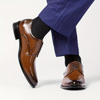 Noah™ | Zapatos derby de piel para hombre con cordones