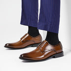 Noah™ | Zapatos derby de piel para hombre con cordones