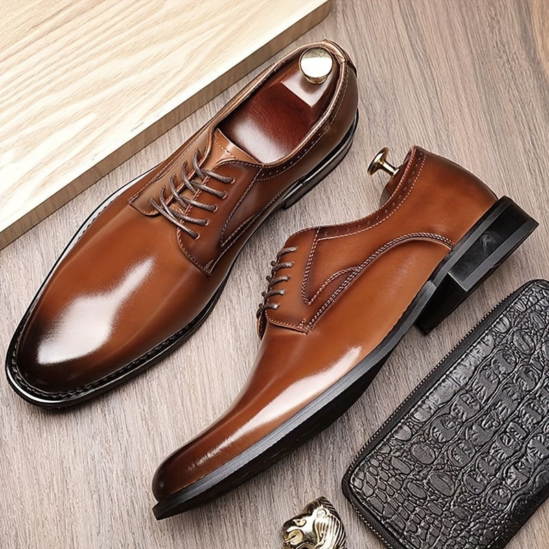 Noah™ | Zapatos derby de piel para hombre con cordones