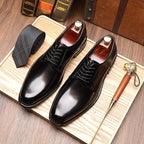 Noah™ | Zapatos derby de piel para hombre con cordones