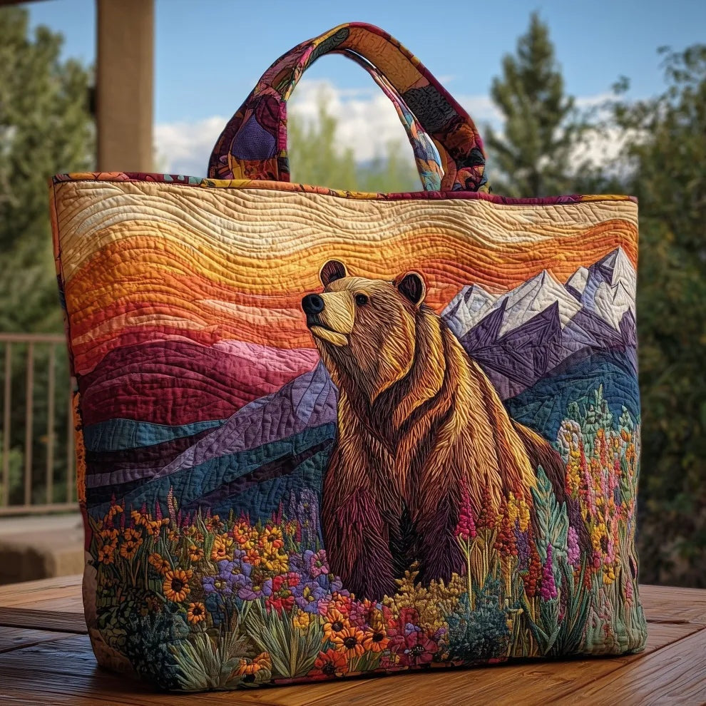 Willow™ | Bolso tote acolchado artesanal con estampado único