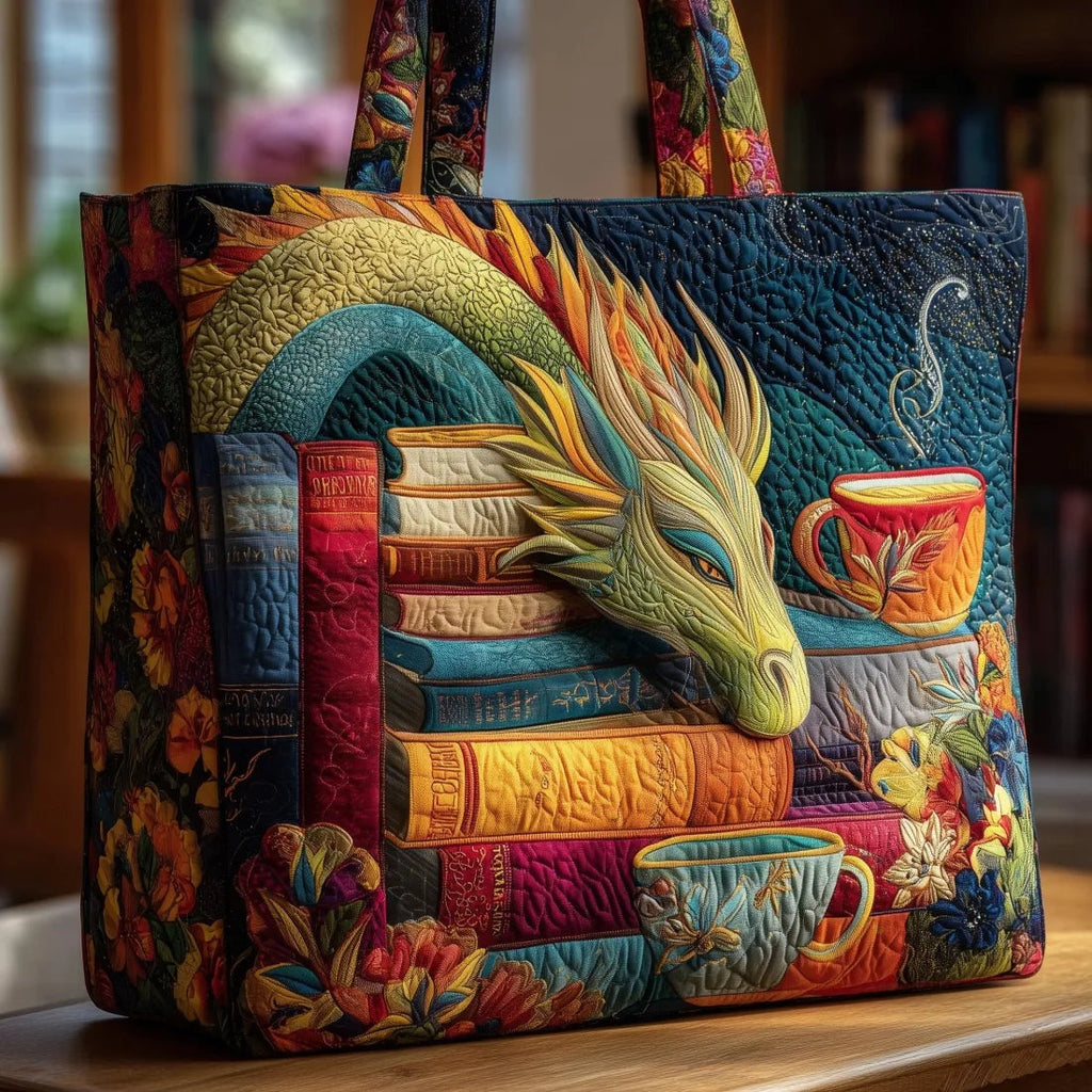 Willow™ | Bolso tote acolchado artesanal con estampado único