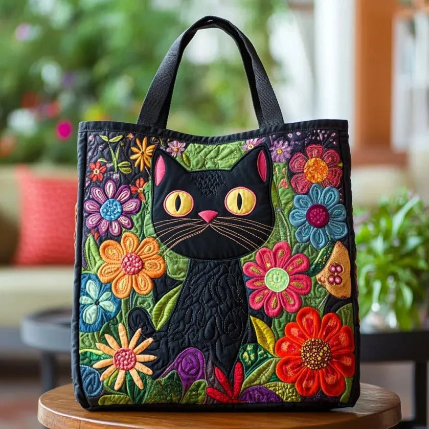 Willow™ | Bolso tote acolchado artesanal con estampado único