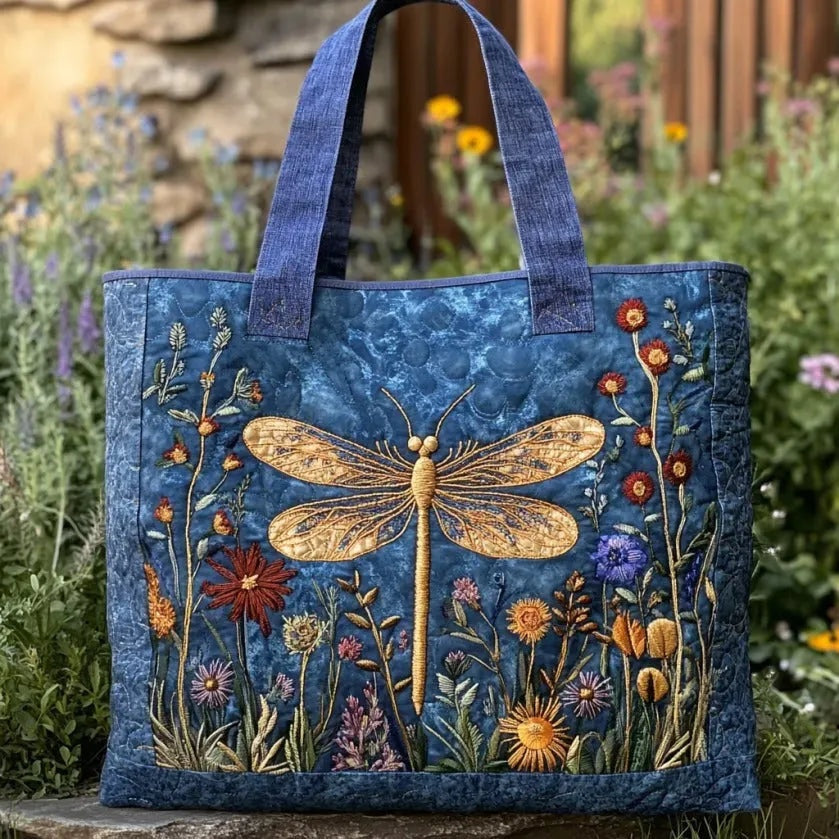 Willow™ | Bolso tote acolchado artesanal con estampado único