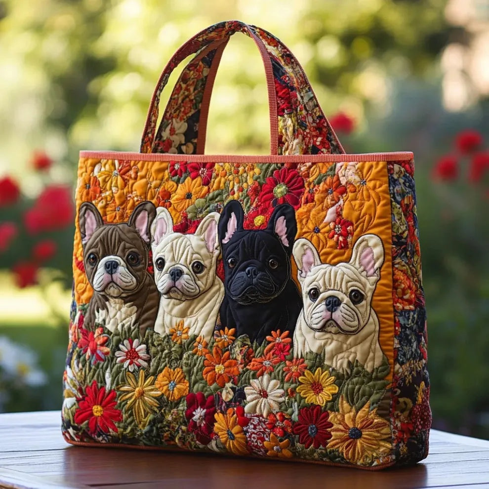 Willow™ | Bolso tote acolchado artesanal con estampado único