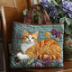 Gato naranja tumbado