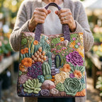 Willow™ | Bolso tote acolchado artesanal con estampado único