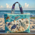 Willow™ | Bolso tote acolchado artesanal con estampado único