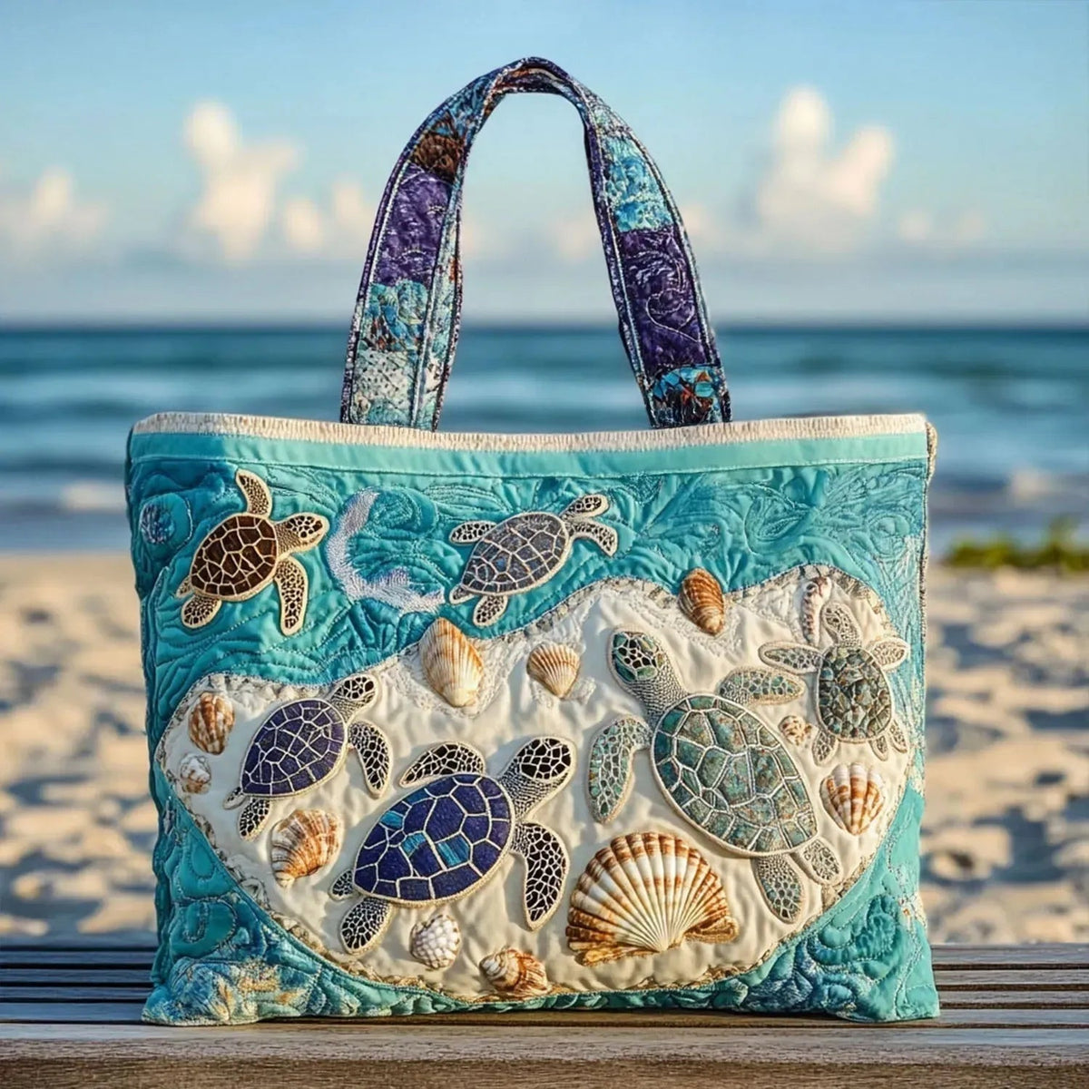 Willow™ | Bolso tote acolchado artesanal con estampado único
