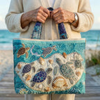 Willow™ | Bolso tote acolchado artesanal con estampado único