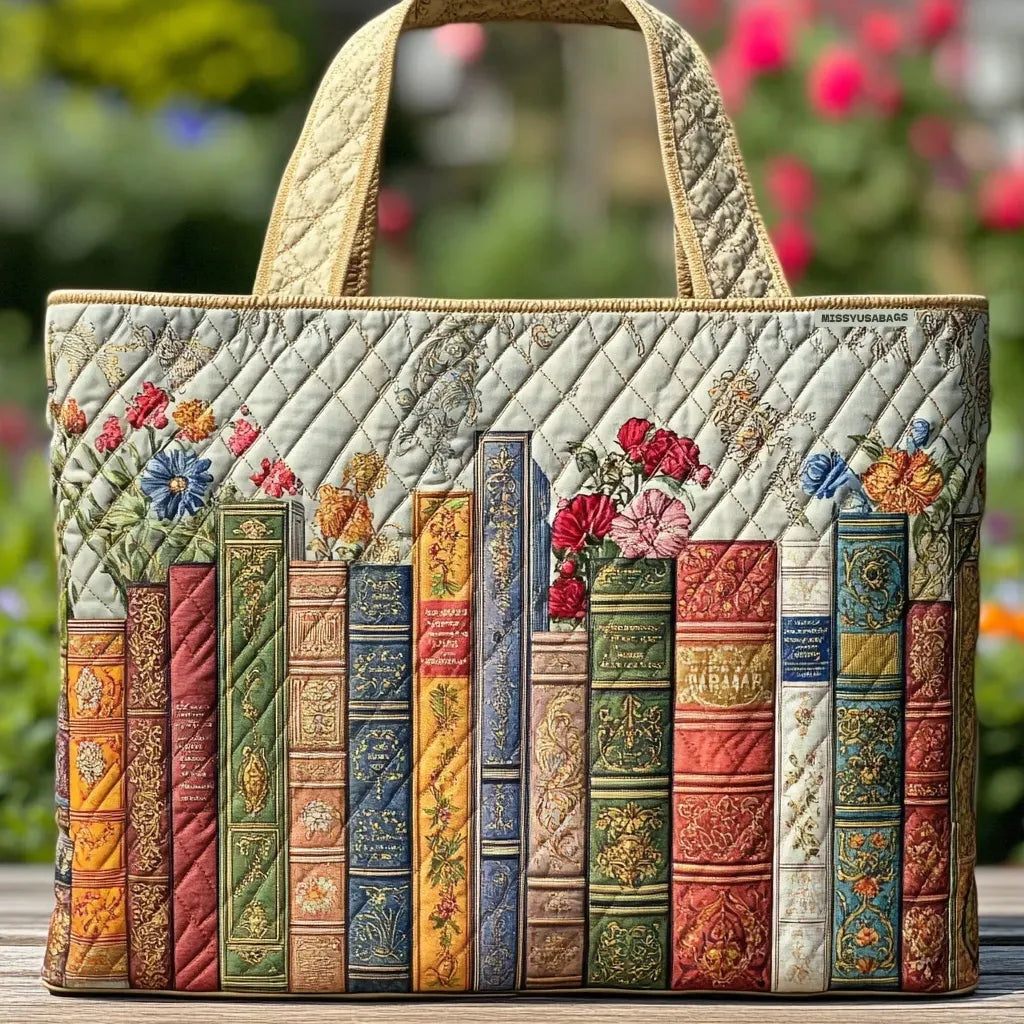 Willow™ | Bolso tote acolchado artesanal con estampado único