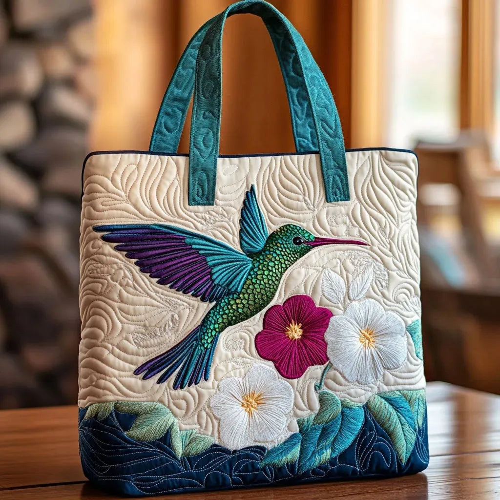 Willow™ | Bolso tote acolchado artesanal con estampado único