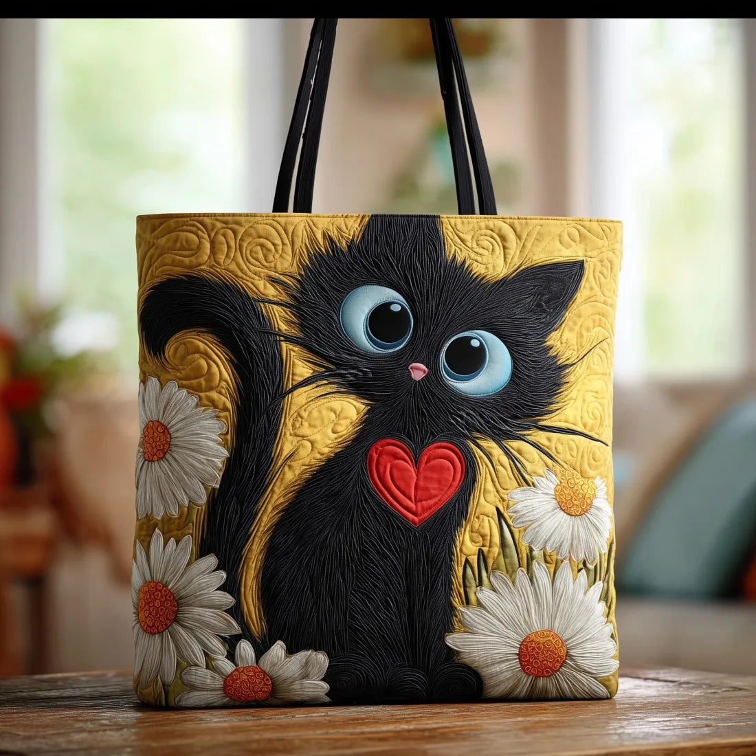 Willow™ | Bolso tote acolchado artesanal con estampado único