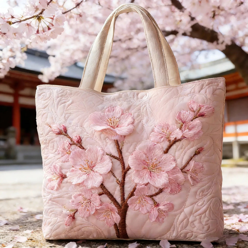 Willow™ | Bolso tote acolchado artesanal con estampado único