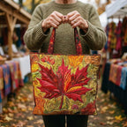 Willow™ | Bolso tote acolchado artesanal con estampado único