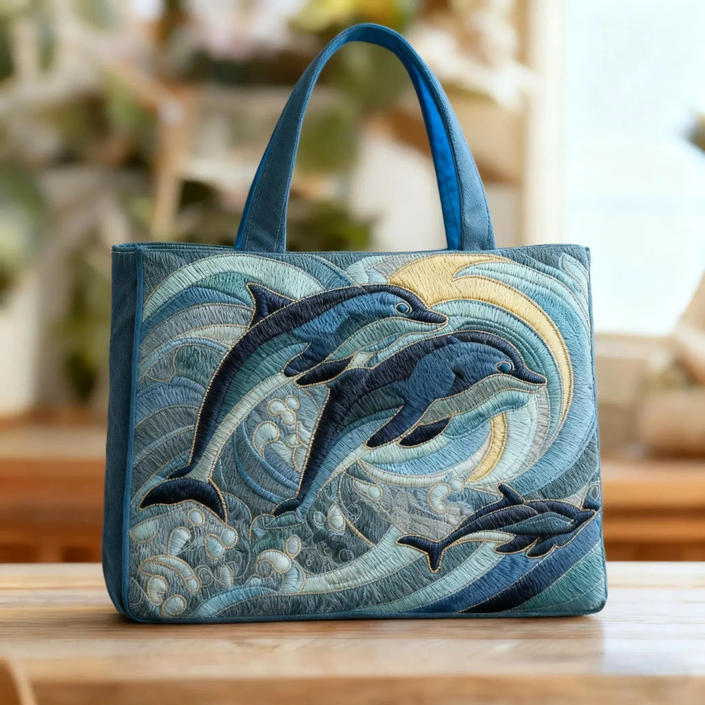 Willow™ | Bolso tote acolchado artesanal con estampado único