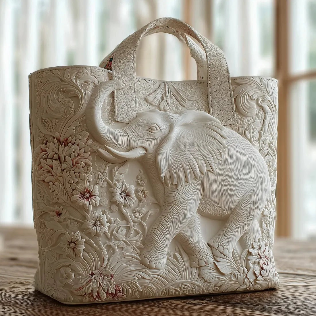 Willow™ | Bolso tote acolchado artesanal con estampado único