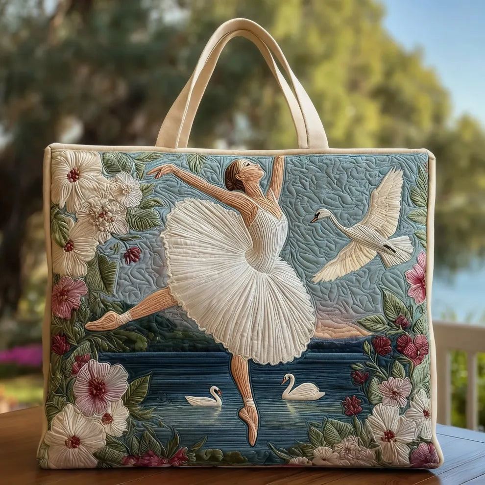 Willow™ | Bolso tote acolchado artesanal con estampado único