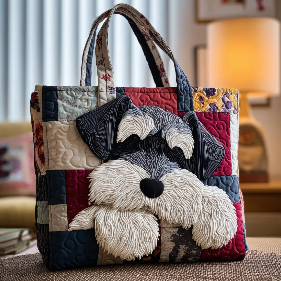 Willow™ | Bolso tote acolchado artesanal con estampado único