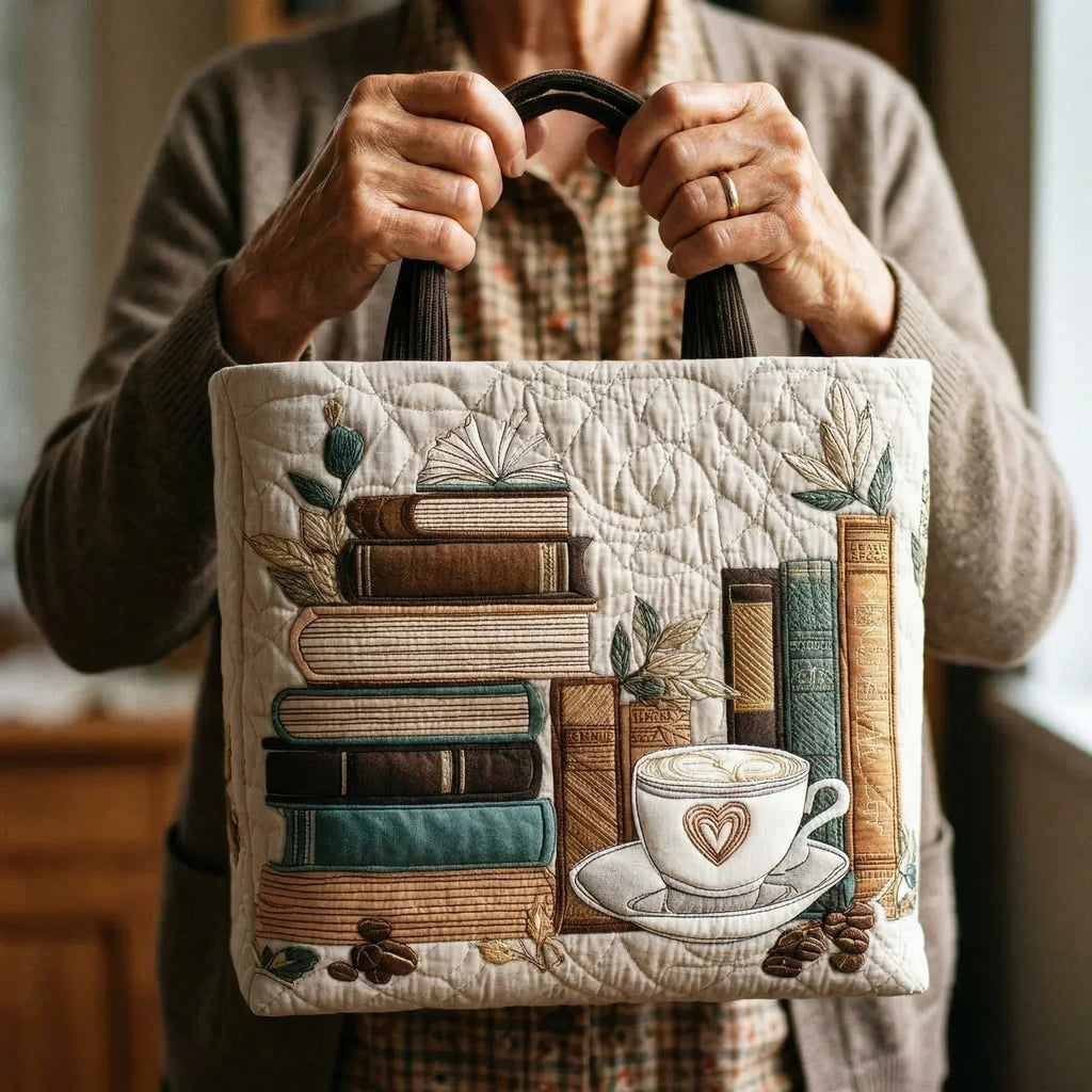 Willow™ | Bolso tote acolchado artesanal con estampado único
