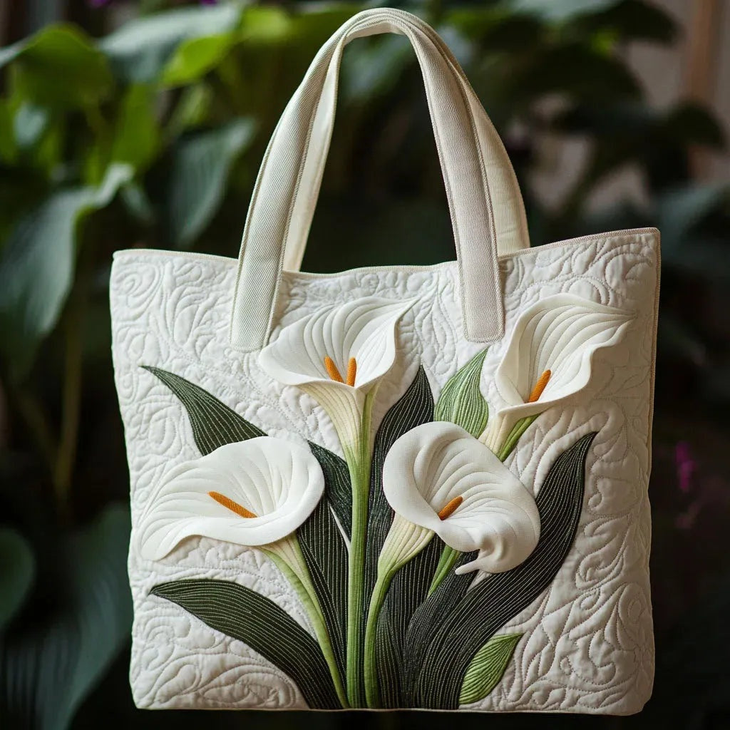 Willow™ | Bolso tote acolchado artesanal con estampado único