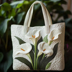 Willow™ | Bolso tote acolchado artesanal con estampado único