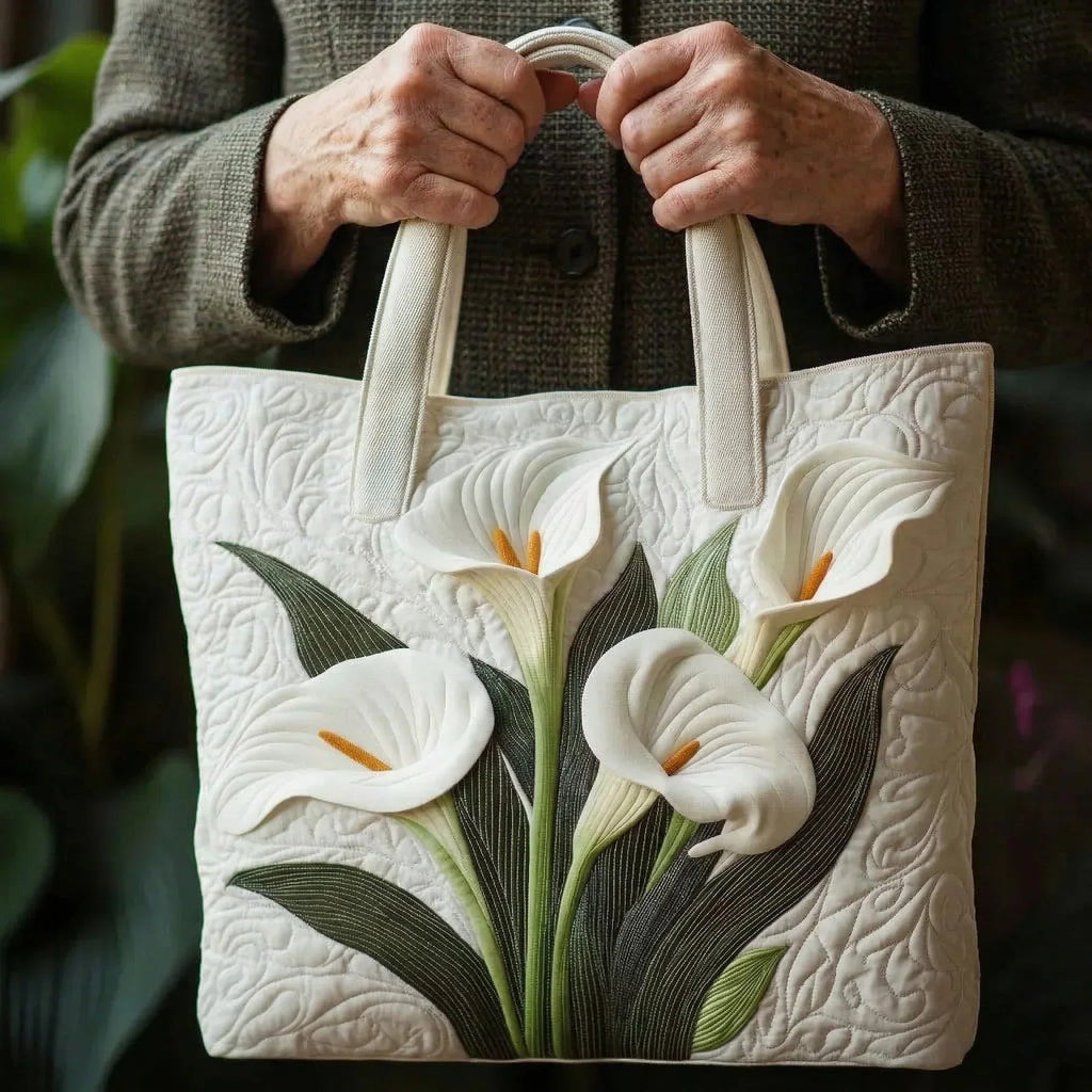Willow™ | Bolso tote acolchado artesanal con estampado único