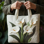 Willow™ | Bolso tote acolchado artesanal con estampado único