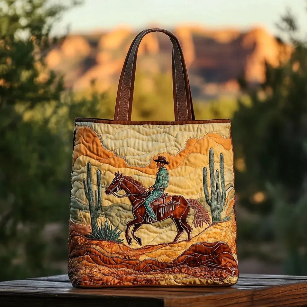 Willow™ | Bolso tote acolchado artesanal con estampado único