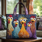 Willow™ | Bolso tote acolchado artesanal con estampado único