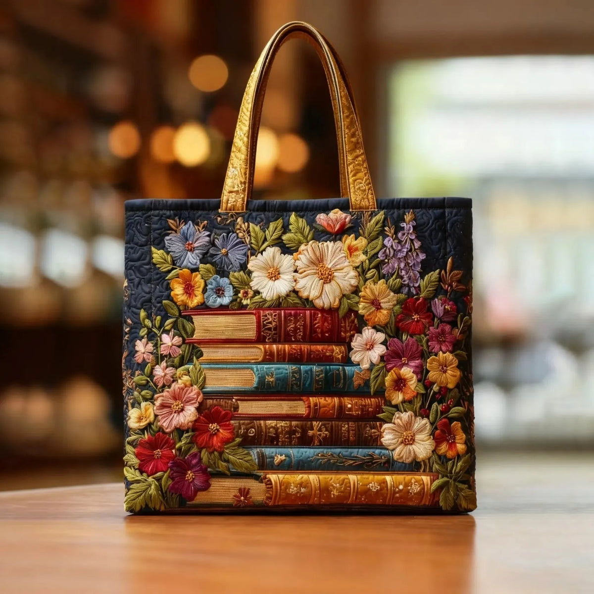 Willow™ | Bolso tote acolchado artesanal con estampado único