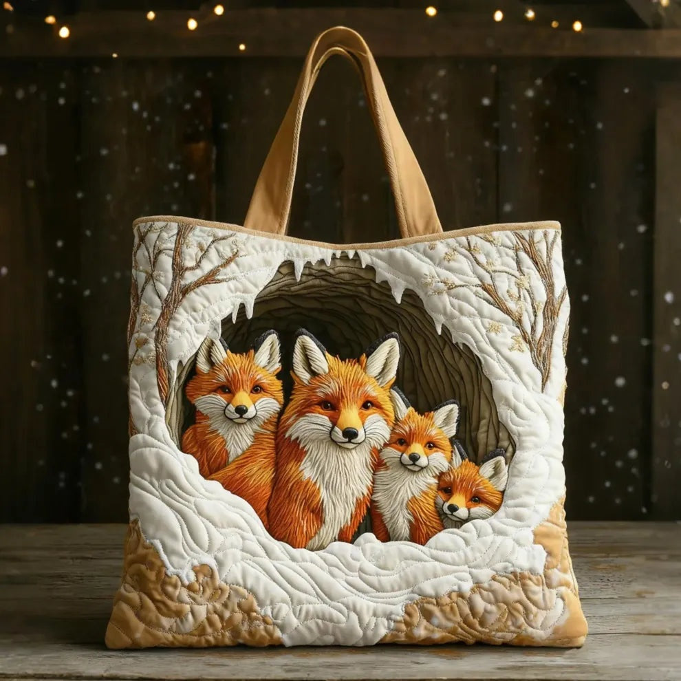 Willow™ | Bolso tote acolchado artesanal con estampado único