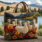 Willow™ | Bolso tote acolchado artesanal con estampado único