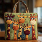 Willow™ | Bolso tote acolchado artesanal con estampado único