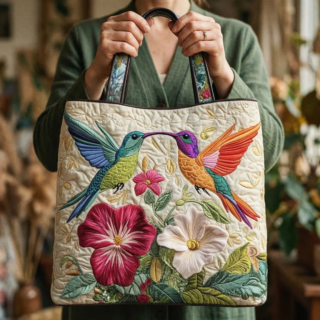 Willow™ | Bolso tote acolchado artesanal con estampado único