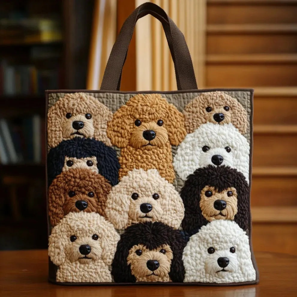 Willow™ | Bolso tote acolchado artesanal con estampado único