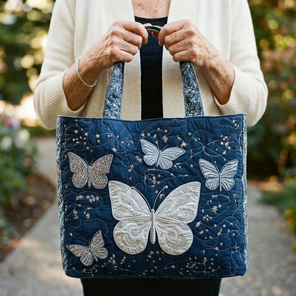 Willow™ | Bolso tote acolchado artesanal con estampado único
