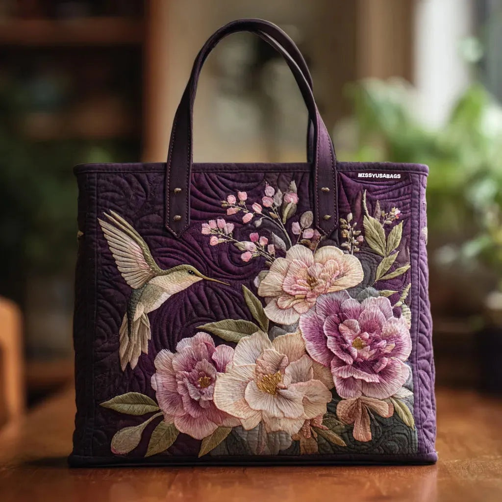 Willow™ | Bolso tote acolchado artesanal con estampado único