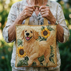 Willow™ | Bolso tote acolchado artesanal con estampado único