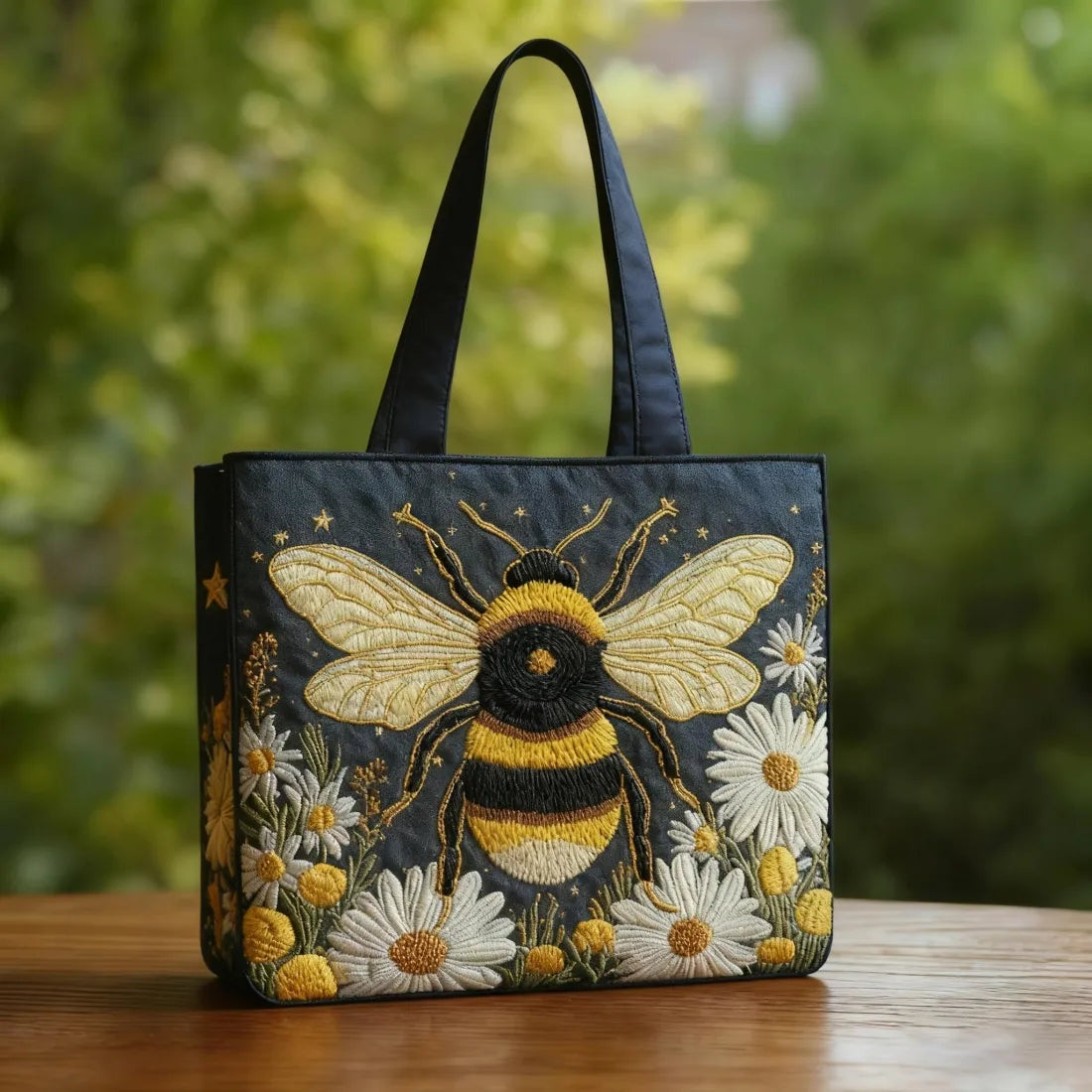 Willow™ | Bolso tote acolchado artesanal con estampado único