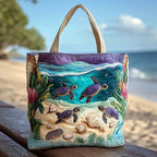 Willow™ | Bolso tote acolchado artesanal con estampado único