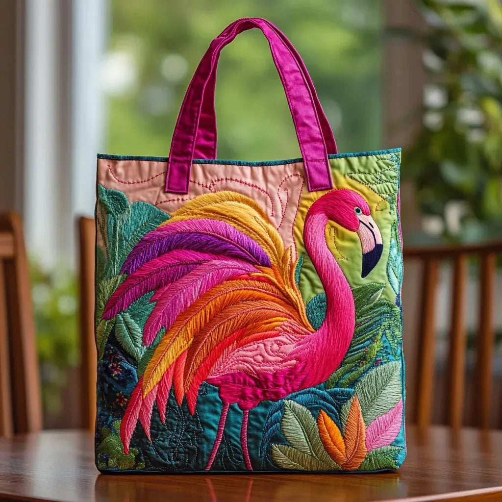 Willow™ | Bolso tote acolchado artesanal con estampado único