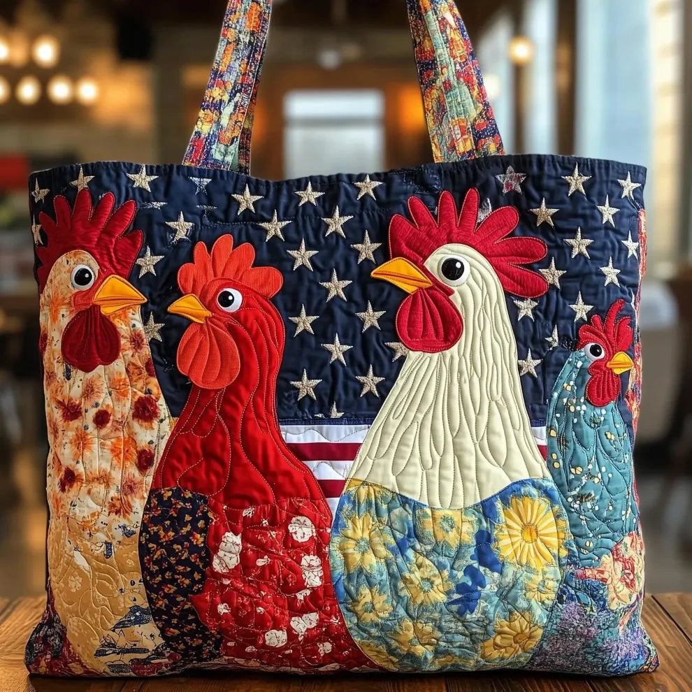 Willow™ | Bolso tote acolchado artesanal con estampado único