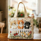 Willow™ | Bolso tote acolchado artesanal con estampado único