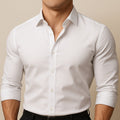 Samuel™ | Camisa de vestir de manga larga con cuello clásico